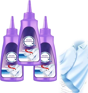 120ML Active Enzyme Laundry Stain Remover - White Shirt Guardian, It S Active Enzyme Laundry Stain Remover, Garment Stubborn Stain Quick Cleaner Oil Remover (3 Pcs)