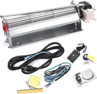 GFK4 Replacement Fireplace Blower Fan KIT for Heatilator, Majestic, Vermont Castings, Monessen, CFM, Northern Flame, Rotom HB-RB74K, R7-RB74K