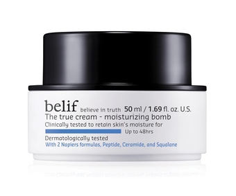 The True Cream Moisturizing Bomb | New and Improved | 48hrs of Moisture | Restores Skin Barrier | Peptide, Ceramide, Squalane | Skincare Daily Moisturizer Face Cream | All Skin Types | K-beauty