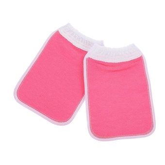 6 Pcs Bath Gloves Exfoliator Scrub Mitten for Bath Scrub Body Towels Bath Towels Gloves Exfoliating Scrub Bath Mitten Exfoliating Mitt Loofah Towel Plant Fibres Turkey Massage