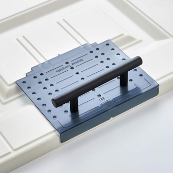 Cabinet Door & Drawer Hardware Installation Template Kit Include Drill Bit Mounting Template for Cabinet Knob, Cabinet Pulls