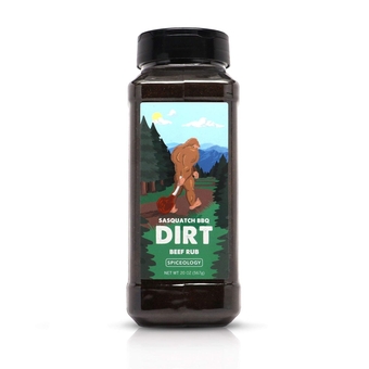 Sasquatch BBQ - Dirt - Espresso Chile Beef Rub From  - Use On: Brisket, Burgers, Steaks, Elk, Venison, and Bison - Barbeque Rubs, Spices and Seasonings - 20 oz