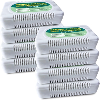 Refrigerator Deodorizer 8 Pack, Fridge Deodorizer Refrigerator Odor Eliminator, Beats Baking Soda Fridge Odor Absorber