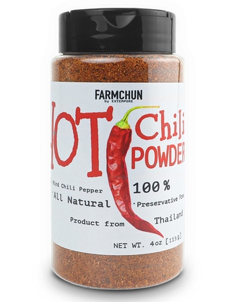 Thai Chili Pepper Powder, 4oz Thai Bird’s Eye Chili, Spicy Lover, Taste of Variety, Essential Spice Seasoning for Cookshelf Kitchen
