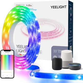 Smart Led Strip Lights,6.5 FT WiFi Led Light Strips with App & Voice Control,Game Sync/Music Sync,RGB Led Lights for TV,Bedroom,Kitchen,Room Decor,Work with Alexa,Google,Homekit