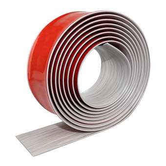 Floor Transition Strip, Self Adhesive Vinyl Floor Laminate Floor Strip, 10ft x 2in Floor Flat Divider Strip for Joining Floor Gaps, Carpet, Threshold Cover and Doorway Transitions