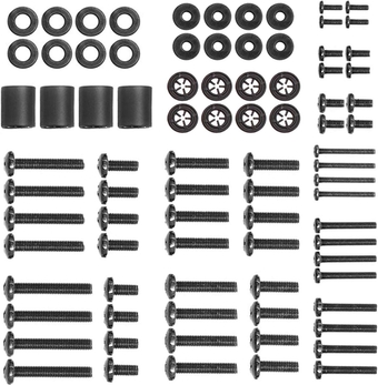 Universal TV Mount Screw Pack - Works with Any TV Mount & All TVs Up to 80" Including Samsung, Vizio, LG, & More - Pack Contains M4, M5, M6, & M8 Replacement TV Mounting Screws
