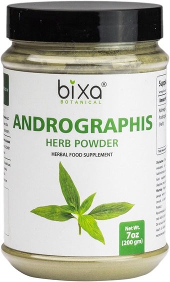 Andrographis Powder (Andrographis Paniculata/Kalmegh) (7Oz) 200g, Pack of 1 | Bitter Herb | Natural Liver Tonic Herbal Supplement | Ayurvedic herb for Digest toxins and purify Liver Cells