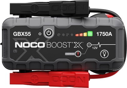 Boost X GBX55 1750A 12V UltraSafe Portable Lithium Jump Starter, Car Battery Booster Pack, USB-C Powerbank Charger, and Jumper Cables for up to 7.5-Liter Gas and 5.0-Liter Diesel Engines