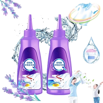 Active Enzyme Laundry Stain Remover, Active Enzyme Clothing Stain Remover, Clothes Stain Remover, Enzyme Stain Remover (2Pcs)