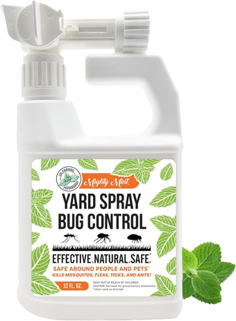 32oz Yard Spray Peppermint Bug Control Natural Lawn Spray for Fleas, Ticks, Mosquitos, Ants, and Other Insects
