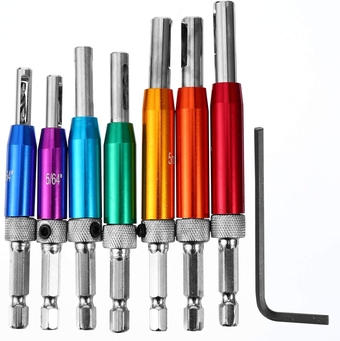 7pcs Hole Opener Window Door Aluminum Alloy Hinge