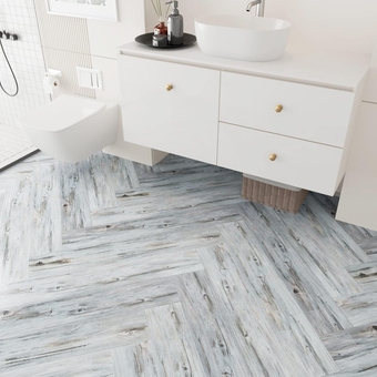 Peel and Stick Floor Tile Bathroom 16 PCS Peel and Stick Flooring Wear Resistant Kitchen Floor Tiles Peel and Stick Waterproof Laminate Flooring Tiles for Bedroom Living Room Walls 36 x 6 in