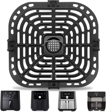 Air Fryer Accessories for Instant Pot Vortex 6 in 1 6 QT Gourmia GAF735 GAF685 6 QT Air Fryer, Original Air Fryer Replacement Tray Grill Pan Plate Crisper Plate Rack Parts,Dishwasher Safe