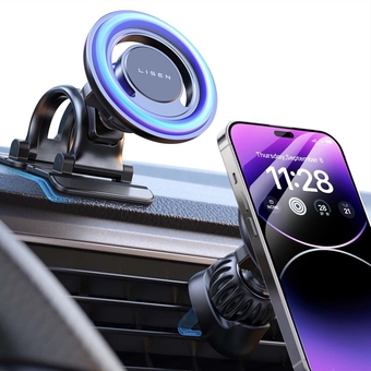 Fits MagSafe Car Mount Strong Magnetic Phone Holder for iPhone 15, Dashboard Vent iPhone Car Mount Holder Car Accessories for iPhone 15 12 13 14 Pro