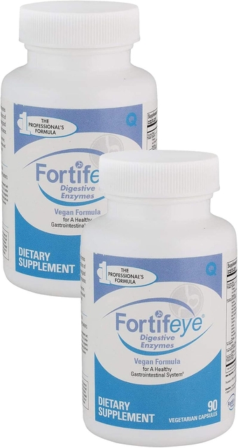 Digestive Enzymes with Probiotics, Full Spectrum, Plant Based, Vegan Supplements, Supports Healthy Digestion, 60 Day Supply, 180 Capsules