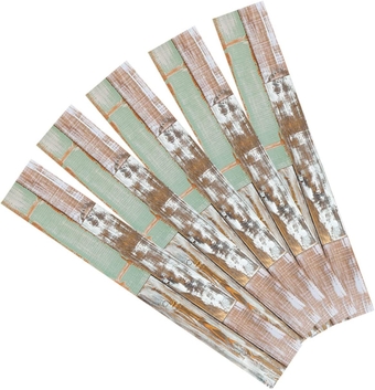 5pcs Wood Grain Board Stickers & Murals Vinyl Peel and Stick Floor Sticker Flooring Planks Peel and Stick Floor Tile Laminate Flooring American Style Adhesive PVC