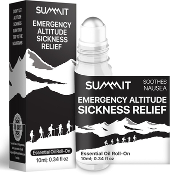 Altitude Sickness Emergency Roll-On (10 ml) | Provides Emergency Altitude Sickness Nausea Relief | Relieves Altitude Related Nausea & Headaches | Altitude Sickness Medicine