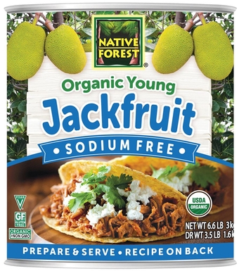 &  Native Forest Young Organic Jackfruit Sodium Free, (97 Oz) #10 Can, Sodium Free, 97.6 Oz