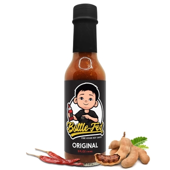 Original - Filipino Sriracha Hot Sauce - Thai Birds Eye Peppers, Tamarind, Chili Sauce - Perfect for Hot Sauce Gift Sets, Foodie Gifts, and Chili Garlic Sauce- Thai Food, Filipino Food- Best Hot Sauce