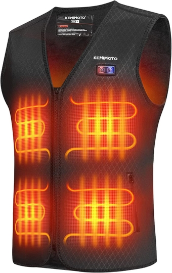 Heated Vest for Men,Winter Warming Heating Vest,Heated Hunting Vest,Electric Heated Vest,BATTERY NOT INCLUDED