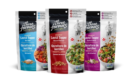 – Lentil Topper | Variety Pack | Bacon Flavor, Garlic & Herb & Sea Salt | 140 g (Pack of 3) | Plant Protein | High Fiber | Gluten-Free | Vegan | Kosher | Low Fat | Non-GMO Certified…