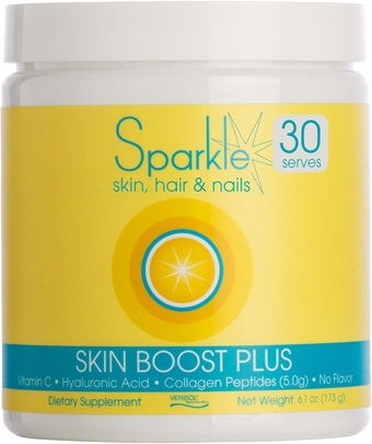 Hydrolyzed  Powder -  Skin Boost Plus (No Flavor) [30-Serves] Verisol Peptides Protein Powder & Vitamin C, Non-GMO  Supplement Drink, Keto Protein Powder Nutrition