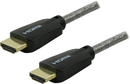 HDMI Cable, 2 Pack, 6 Feet, Full HD 1080p 4K 60Hz, HDMI 2.0, 18 Gbps, with Ethernet, HDR, for Smart TV, PS4, PS5, Xbox X, Blu-ray, Streaming, 33519