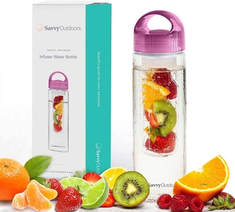 Fruit Infuser Water Bottle - BPA Free Insulated Water Bottle, Reusable Water Bottle with Fruit Infuser, Easy-to-Clean Gym Accessories for Women, Sports Water Bottle,  Outdoors