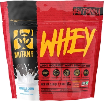Whey – Muscle Building Whey Protein Powder Mix in Great Flavors and Enzyme Fortified for Optimum Nutrition, 5 lb – Cookies & Cream