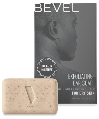 Soap Bar - Body Wash Bar for Men with Cocoa Butter and Shea Butter, Gently Exfoliates and Moisturizes for Clean, Soft Skin, 5 Oz
