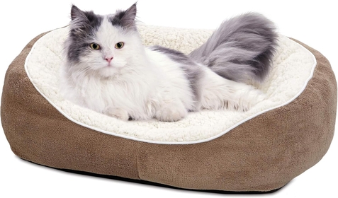 Midwest Homes for Pets Cuddle Bed, Taupe, Small