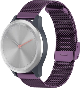 Watch Band Compatible with Garmin Venu 2 Plus/Vivomove Sport/Venu sq for Women&Men Stainless Steel Metal Wristbands for Garmin Venu sq/Venu sq Music/Venu Bracelet Mesh Strap Replacement Bands