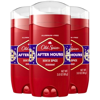 Men's Aluminum Free Deodorant, 24/7 Odor Protection, After Hours Scent Deodorant for Men, 3.0 oz (Pack of 3)
