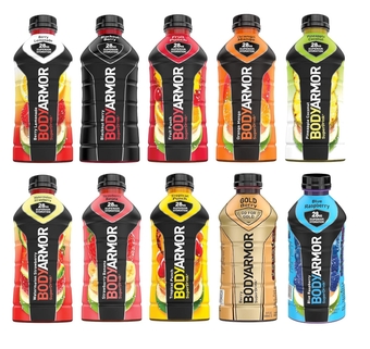 Sports Beverage Drink,Multi-Flavor Variety,Natural Flavor With Vitamins,Potassium-Packed Electrolytes,No Preservatives,28 Fl Oz with Oasis Snacks Sticker (10 Flavor Variety,Pack of 10)