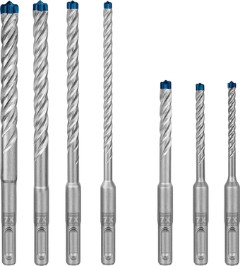 Professional 7X Expert SDS plus-7X Hammer Drill Bit Set (for Reinforced Concrete, Ø 5-12 mm,  Rotary Hammer Drill)