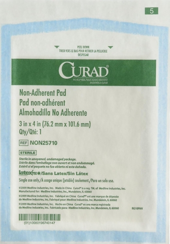 Sterile Non-Adherent Pads (Pack of 100) for gentle wound dressing and absorption without sticking