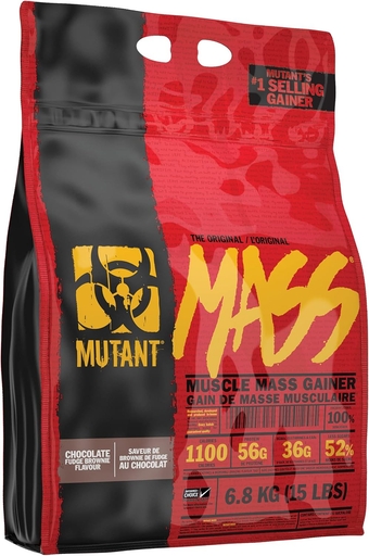 Mass Weight Gainer Protein Powder – Build Muscle Size and Strength with 1100 Calories (Chocolate Fudge Brownie, 15 Pound (Pack of 1))