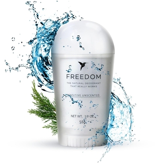 Deodorant | 100% Natural Deodorant for Women for Sensitive Skin, Made Aluminum Free with Baking Soda and Essential Oils, Refreshing and Radiant - (Unscented, Original Plastic Stick)