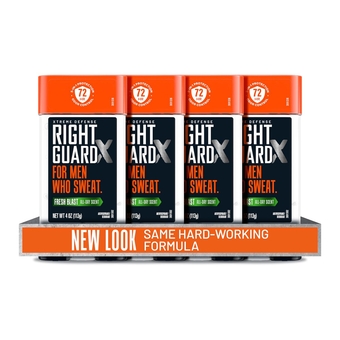 Xtreme Defense Antiperspirant & Deodorant Gel | 5-in-1 Protection For Men | Blocks Sweat 2X Longer | 72-Hour Odor Control | Fresh Blast Scent, 4 oz. (4 count)