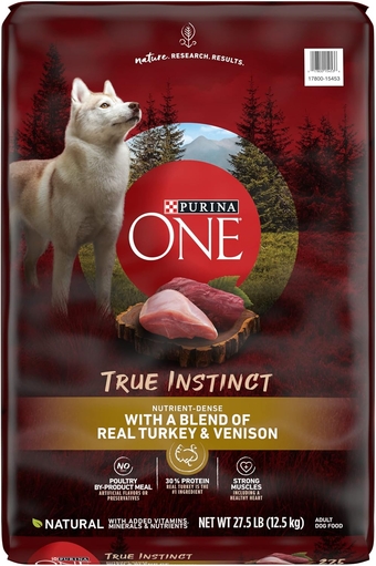 True Instinct With A Blend Of Real Turkey and Venison Dry Dog Food - 27.5 lb. Bag