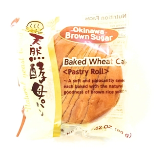 -Plus Backed Wheat Cake 2.82 Oz(Okinawa Brown Sugar)5 Pack