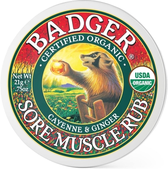 - Sore Muscle Rub, Cayenne Pepper and Ginger, Organic Sore Muscle Rub, Warming Balm, Muscle Relief Balm, Warming Muscle Rub, Sore Muscle Balm, 0.75 oz