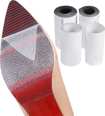 Sole Sticker, Black Cutting Thicken Slip Resistant Shoe Sole Cover Protector for High Heels Stilettos