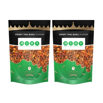 Crispy Thai Basil Flavor - Chili Crunch - Clili Crisp - Chili Oil - a Premium Hot Sauce with a Nice Chili Crunch - No MSG - Garlic Oil with Chili Crisp, Basil & Thai Chili Peppers - Chili Garlic Sauce & Spicy Chili Crisp