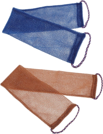 4pcs African Bath Towel Back Scrub Towel Exfoliating Bath Cloth Back Bath Scrubber Natural Body Scrubber Bath Back Scrubber Body Scrubber for Men Strip Nylon Drawstring Man