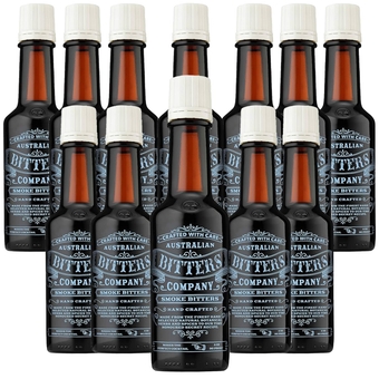 Australian Company Smoke Bitters: Elevate Your Cocktails with 4oz Bottles Perfect for Classic Mixed Drinks | 12 PACK