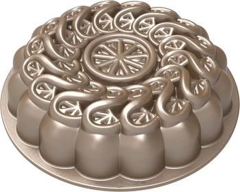 Citrus Twist Pan, 8-Cup Capacity, Toffee