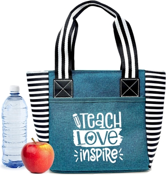 Teacher Lunch Tote Bag for Work - Teacher Gifts for Women, Teacher Bag Best Teacher Appreciation Day Gift, Birthday